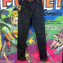 Load image into Gallery viewer, Purple Jeans Black Wax Jeans Size 30
