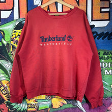 Load image into Gallery viewer, Y2K Red Timberland Weathergear CrewNeck SweatShirt
