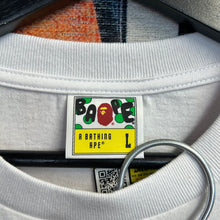 Load image into Gallery viewer, Brand New Bape Electro Neon Ape Head Tee Size Large

