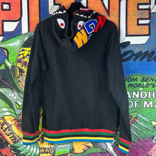 Load image into Gallery viewer, Bape Shark Line Rib Pullover Hoodie Size Medium
