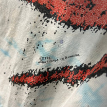 Load image into Gallery viewer, Vintage 90s The Cure Wish Tour 1992 Liquid Blue AOP Tee Size XL
