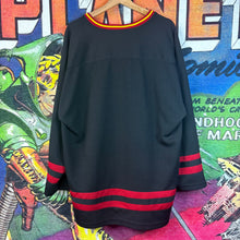 Load image into Gallery viewer, Guns N&#39; Roses &quot;Guns Logo&quot; Black &amp; Red Hockey Jersey Shirt XL
