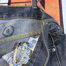 Load image into Gallery viewer, Y2K Red Monkey Jeans Size 34&quot;
