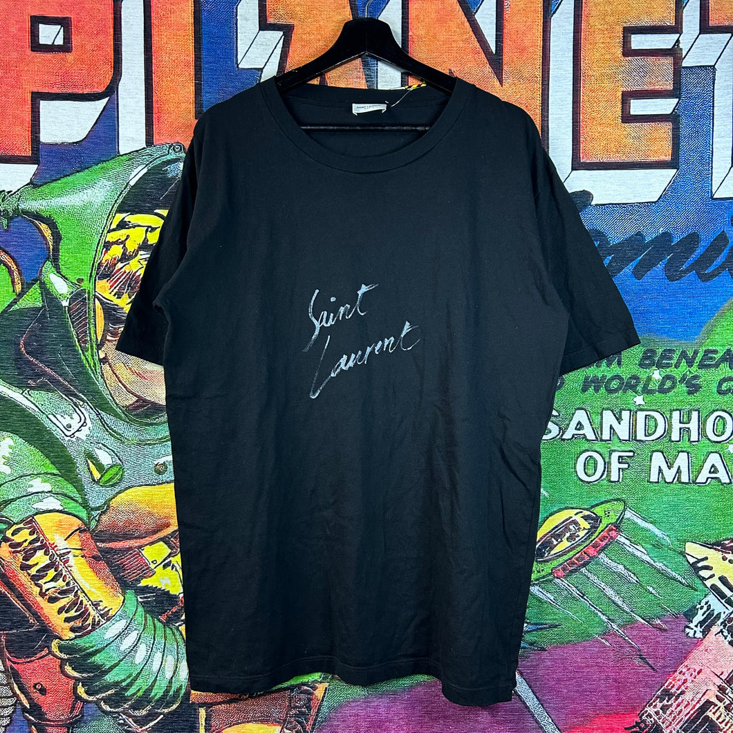 Saint Laurent Logo Tee Size Medium