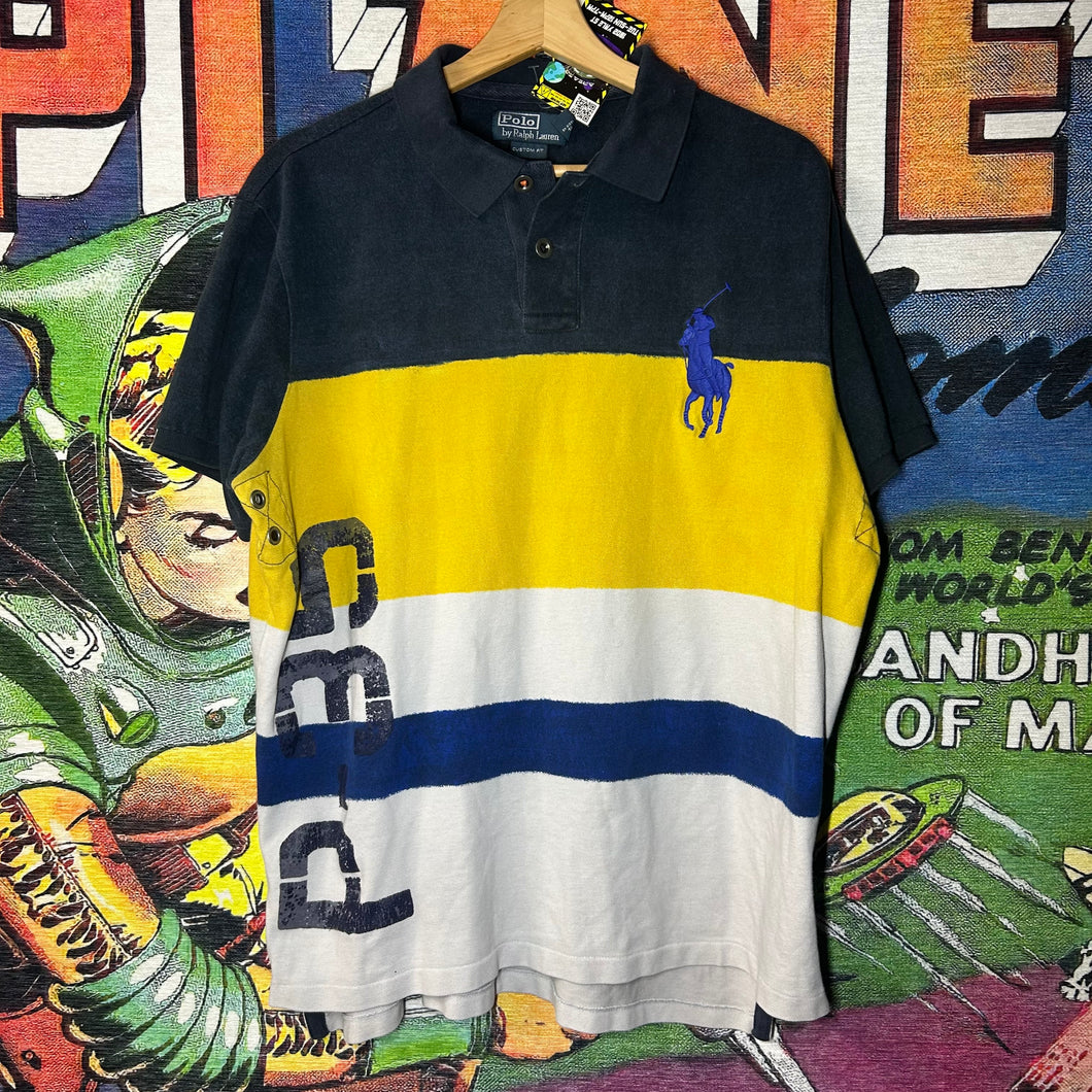 Y2K Polo Ralph Lauren ‘P-35’ Polo Shirt Size XL