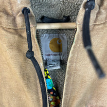 Load image into Gallery viewer, Carhartt Paint Splattered Hooded Jacket Size XL
