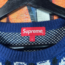 Load image into Gallery viewer, Supreme Bandana Knit Sweater Size Large
