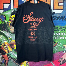Load image into Gallery viewer, Stüssy World Tour Skulls Tee Size Large
