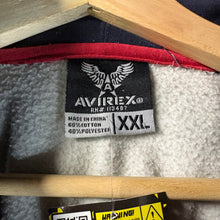Load image into Gallery viewer, Y2K Avirex Zip Up Hoodie Size 2XL
