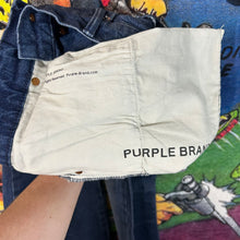 Load image into Gallery viewer, Purple Brand Flared Cargo Jeans Size 32”
