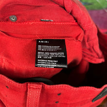Load image into Gallery viewer, Amiri MX1 Jeans Red Size 31”
