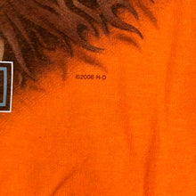 Load image into Gallery viewer, 2008 Harley Davidson Eagle Orange Tee Size L
