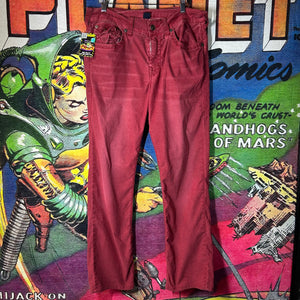 True Religion Red Pants Size 33”