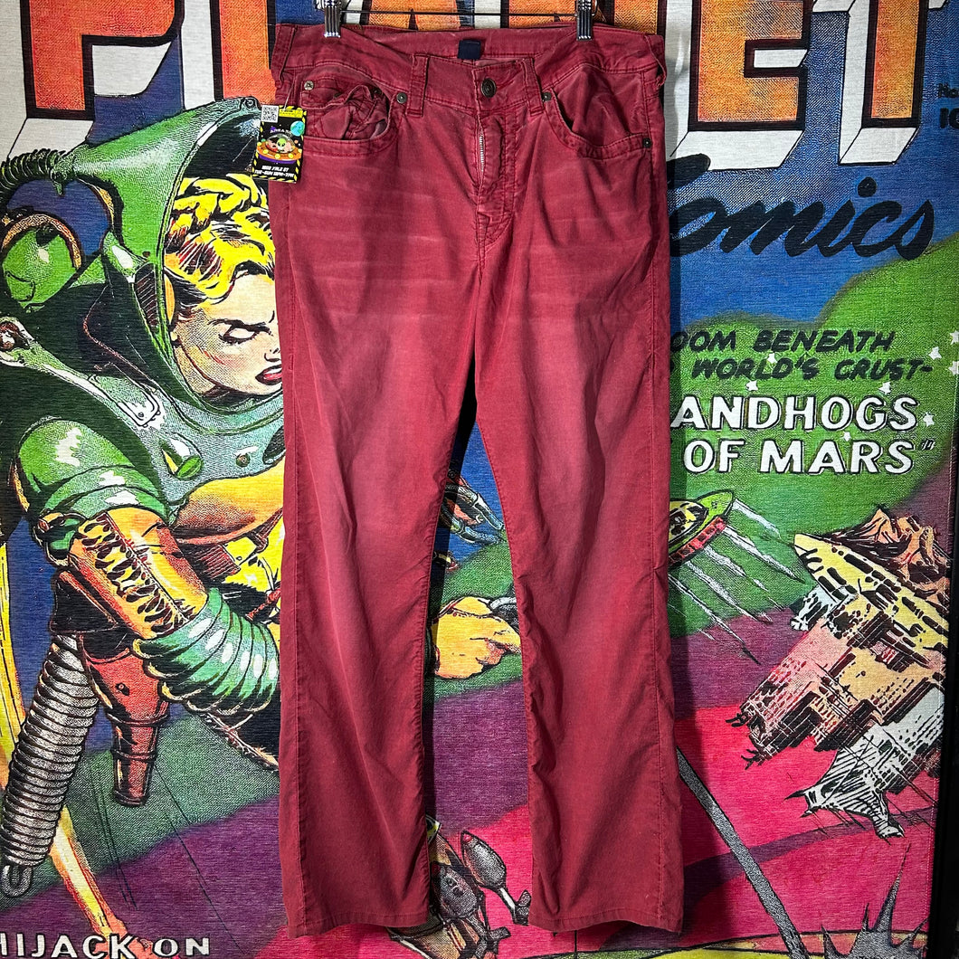 True Religion Red Pants Size 33”
