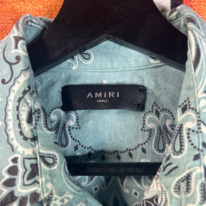 Amiri Bandana Button Up Shirt Size Small