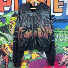 Load image into Gallery viewer, Vale Forever Valley Fest Spider Zip Up Hoodie Size Small
