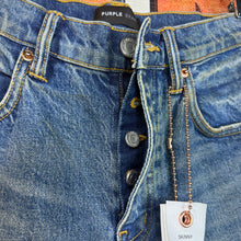Load image into Gallery viewer, Purple Brand Jeans Vintage Aged Slim Jeans Size 32
