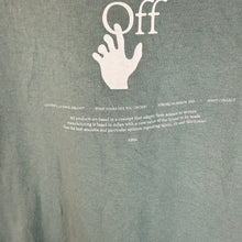 Load image into Gallery viewer, Off-White Graff Jade Green Tee Size Large
