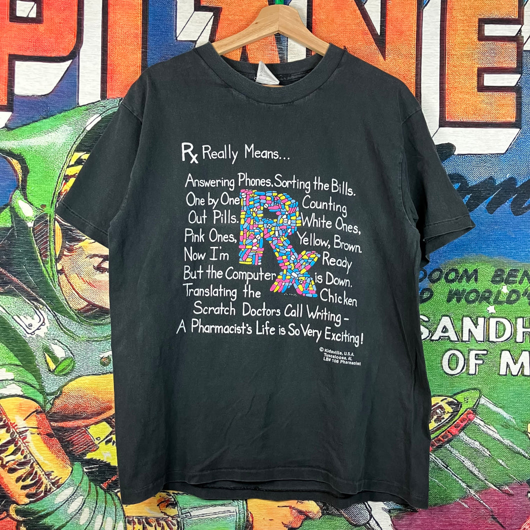 Vintage 90s Pharmacist Tee Size L