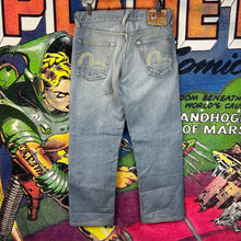 Load image into Gallery viewer, Evisu Yamane Light Wash Jeans Size 30”

