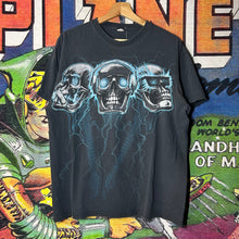 Load image into Gallery viewer, Y2K Lightning Skulls Tee Size Large
