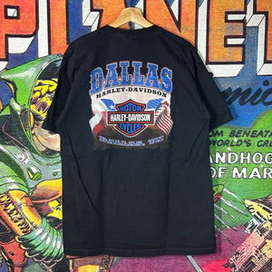 Y2K Harley Davidson Gold Eagle Tee Size XL