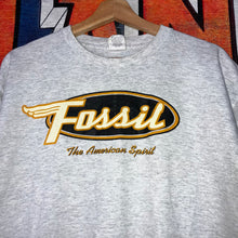 Load image into Gallery viewer, Vintage 90s Fossil Brand Logo Tee Size XL

