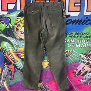 Cdg Homme Green corduroyed Pants Size 34"