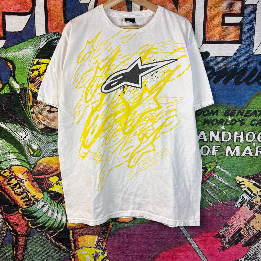 Y2K Alpinestars Ageless Tee Size Large
