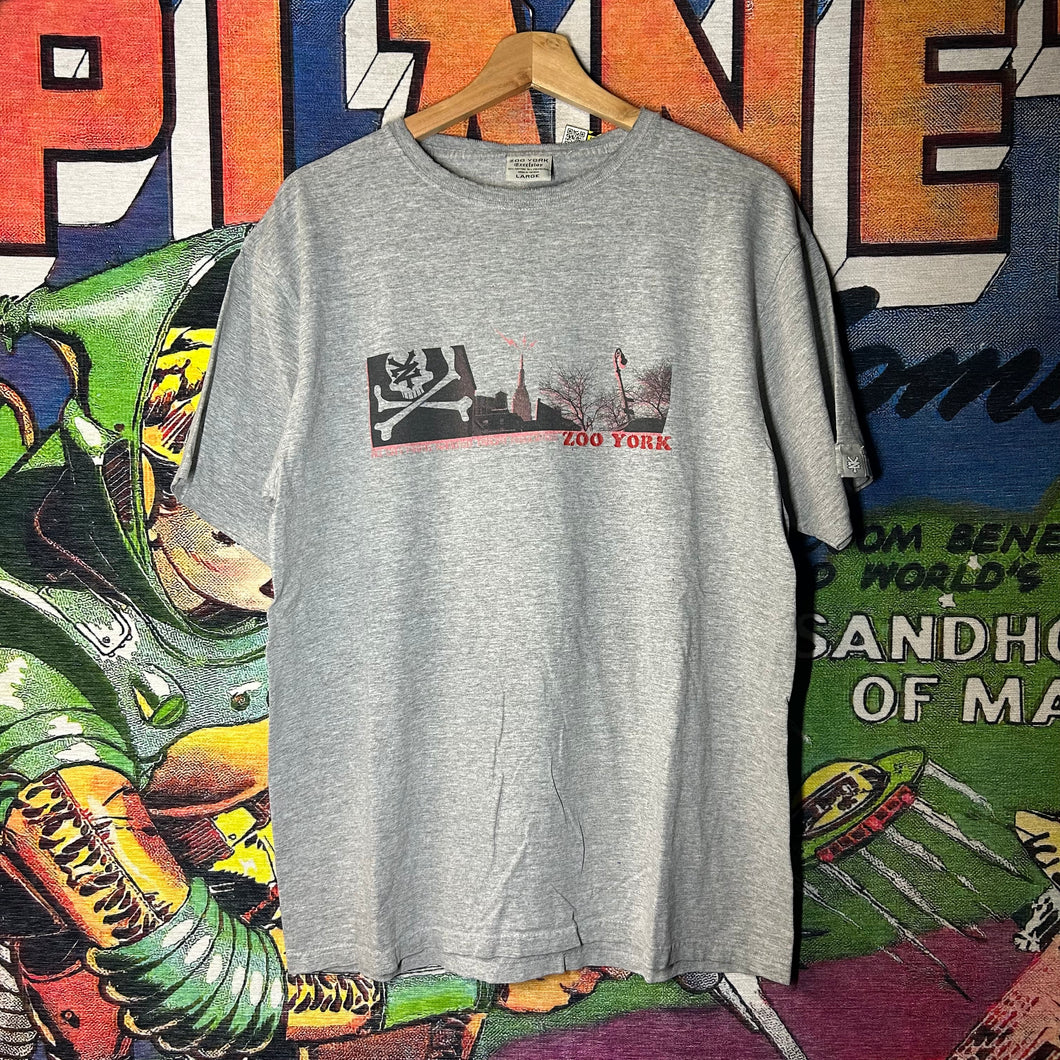 Y2K Zoo York Crossbones Tee Size Large