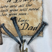 Load image into Gallery viewer, Y2K 2003 Christian &quot;Love Built A Bridge&quot; Tee Size Large
