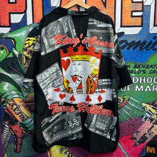 Load image into Gallery viewer, Y2K JET Texas Hold ‘Em’ Poker Rayon Size 2XL
