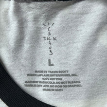 Load image into Gallery viewer, Cactus Jack Fall Classic Merch Baseball Tee Volunteer 2 Size L
