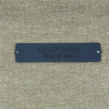 Load image into Gallery viewer, Fear Of God Essentials Oversized Jersey Logo Tee Olive Size S
