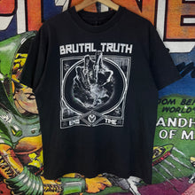 Load image into Gallery viewer, Y2K Brutal Truth End Of Time Album Tee Size Large
