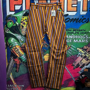 Brand New PPFM Striped Trousers Size 31”