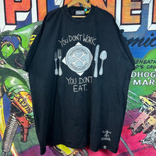 Load image into Gallery viewer, Y2K Algierz ‘You Don’t Work You Don’t Eat’ Tee Size 5XL
