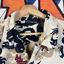 Load image into Gallery viewer, Y2K No Boundaries Dragon Rayon Button Up Size 2XL
