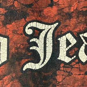 Vintage 90s Y2K JNCO Flaming Skull Tee Size L