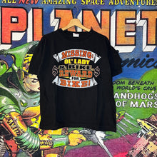 Load image into Gallery viewer, Vintage 90s ‘Missing ‘Ol Lady’ Biking Tee Size Large
