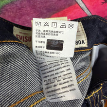 Load image into Gallery viewer, Evisu Red Daicock Denim Jeans Size 32”
