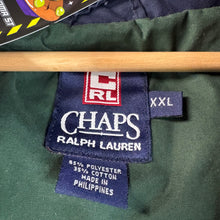 Load image into Gallery viewer, Y2K Chaps Ralph Lauren Green Windbreaker Jacket Size 2XL
