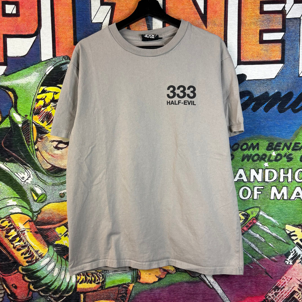 333 Half Evil Tee Size Large