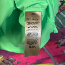 Load image into Gallery viewer, NWT Burberry Brit Neon Green Tee Size XL
