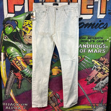 Load image into Gallery viewer, Purple Brand Painted White Denim Size 36”
