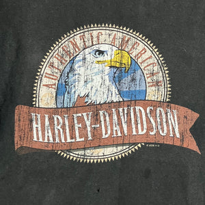 Y2K 2004 Harley Davidson Eagle Las, Vegas Tee Size XL