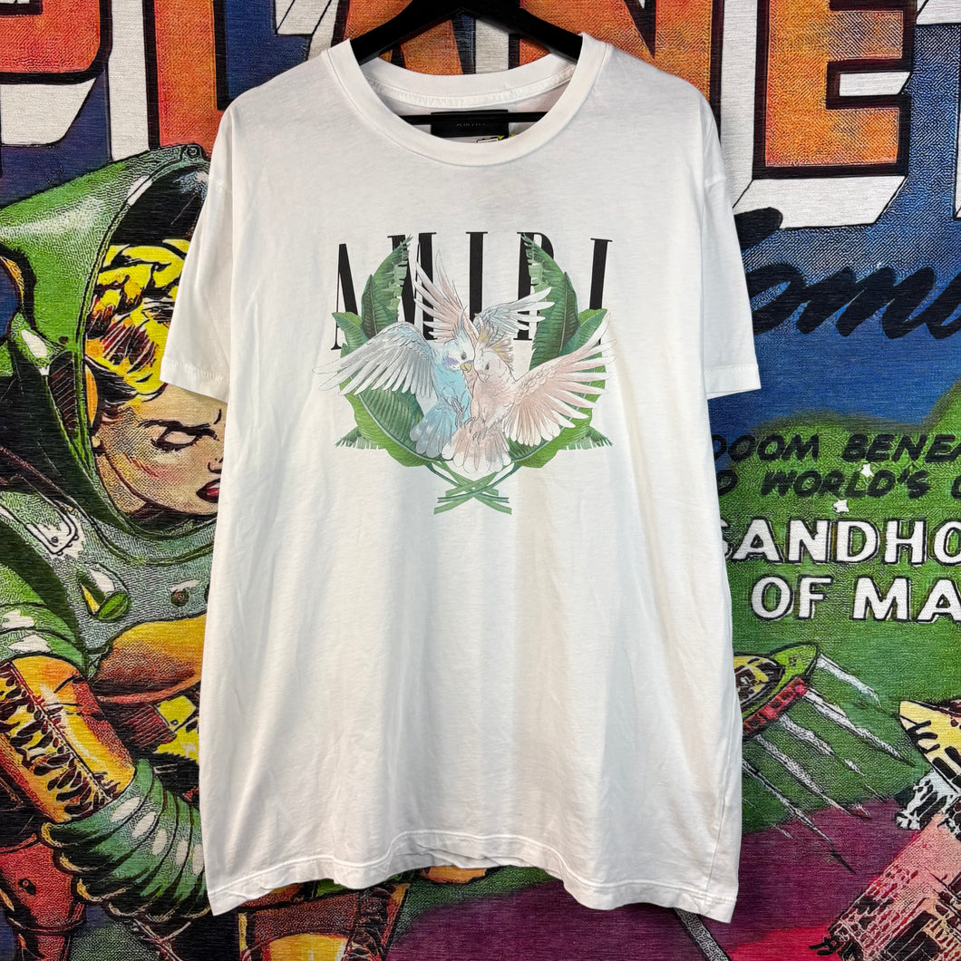 Amiri Love Birds Tee Size Large