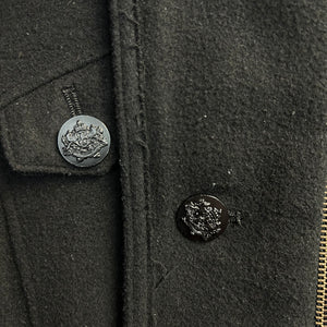 Y2K PPFM Convertible Faux Fur Napoleon Jacket Size Small