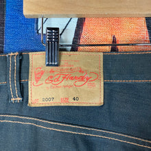 Load image into Gallery viewer, Ed Hardy Embroidered Skull Jeans Size 40
