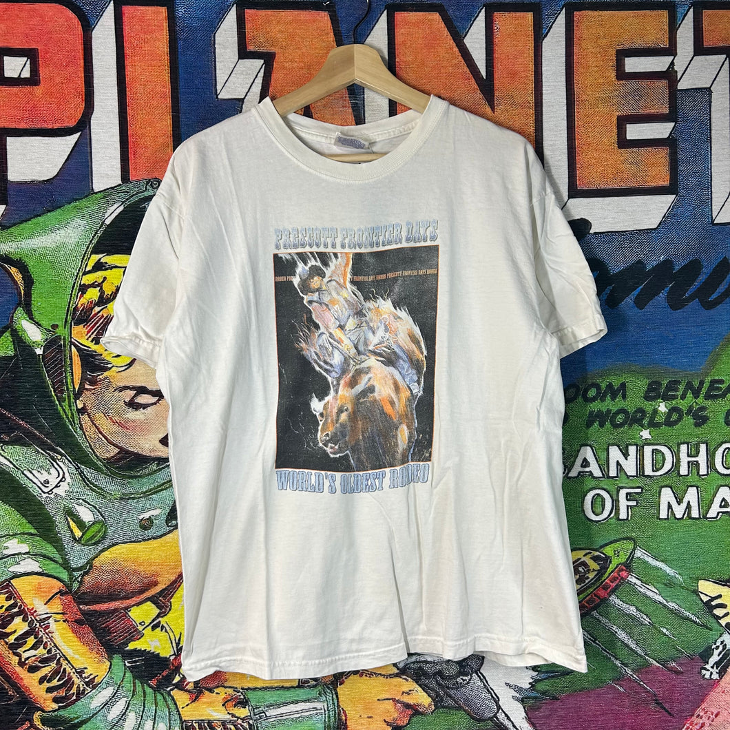Prescott Frontier Rodeo Tee Size Large
